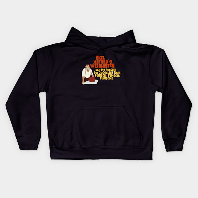 Alfred Tetzlaff - Ekel Alfred - Ein Herz und eine Seele Kids Hoodie by Boogosh